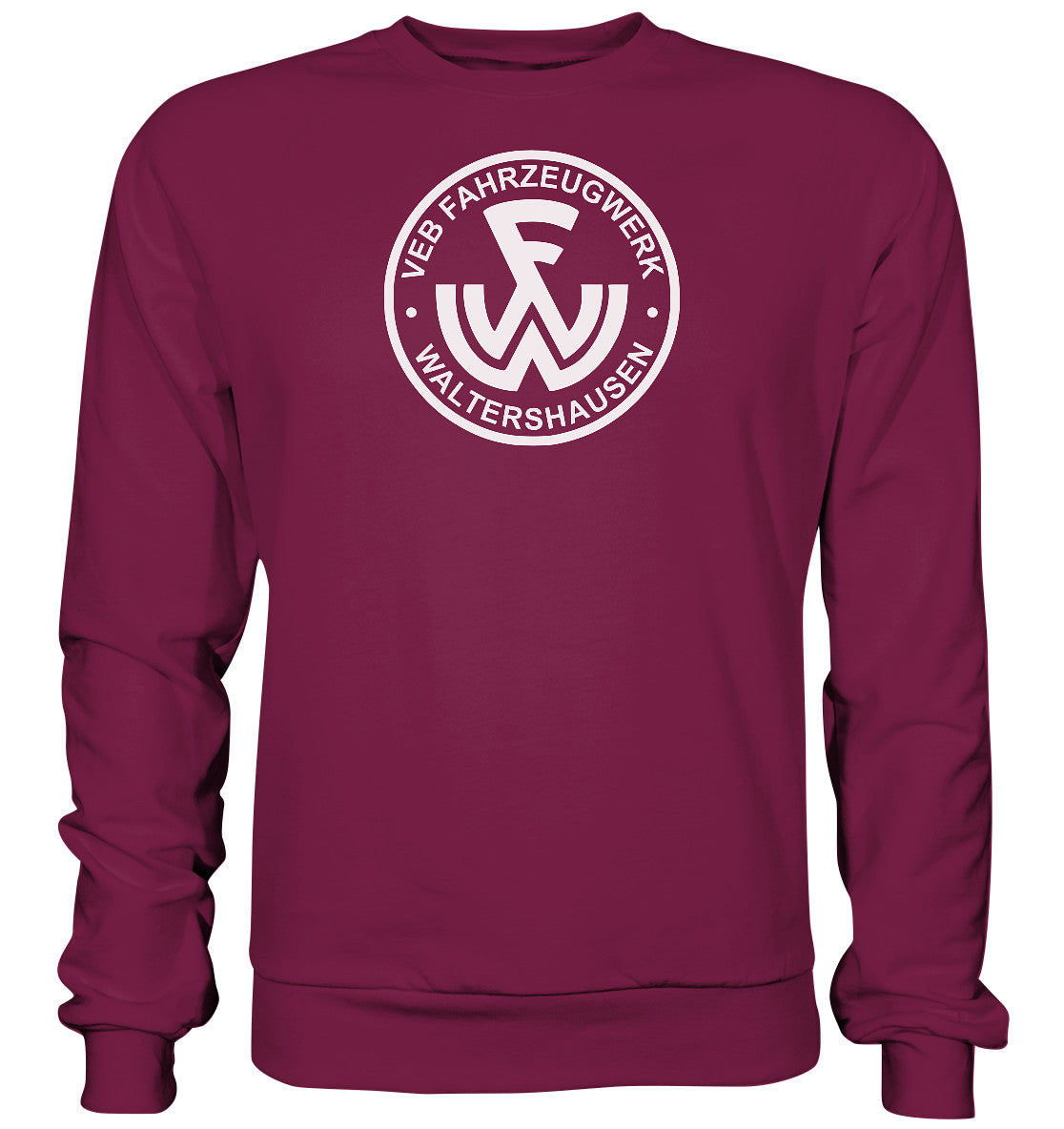 DDR Ostalgie Pullover Unisex • VEB FAHRZEUGWERK WALTERSHAUSEN - dunkel