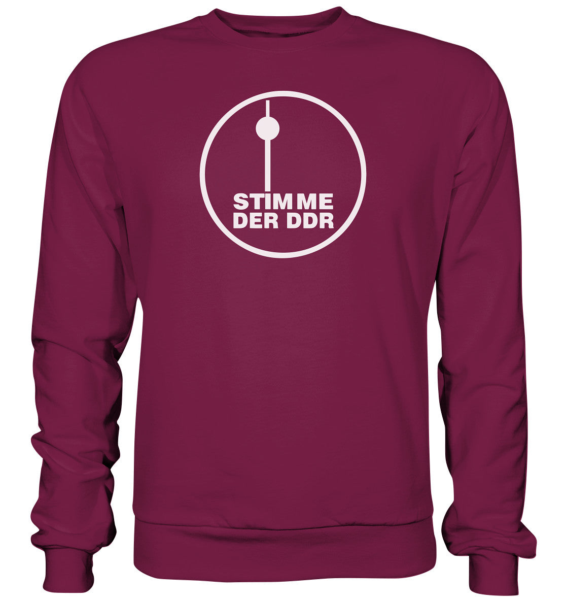 DDR Ostalgie Pullover Unisex • STIMME DER DDR - dunkel