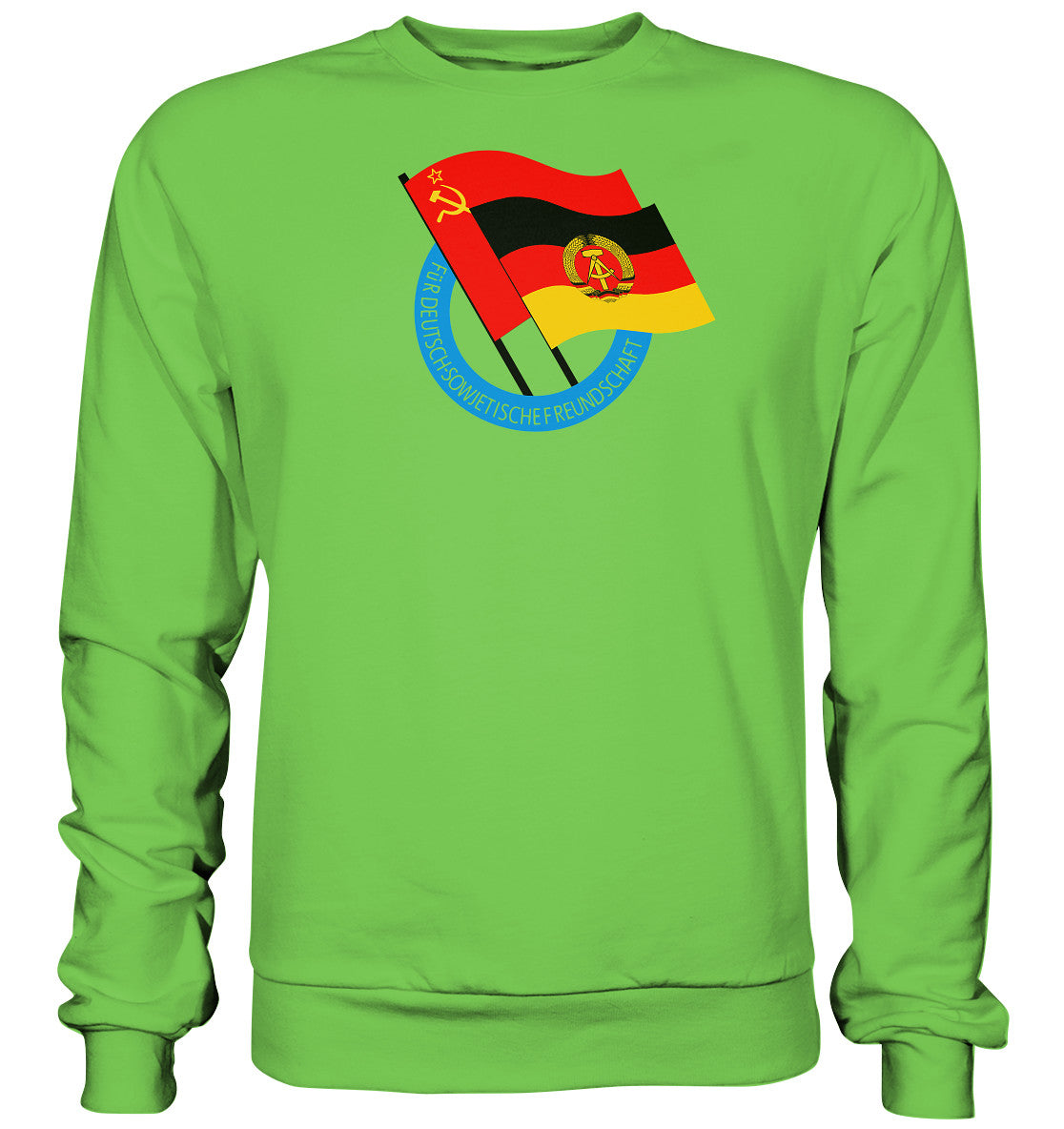 DDR Ostalgie Pullover Unisex • DEUTSCH SOWJETISCHE FREUNDSCHAFT