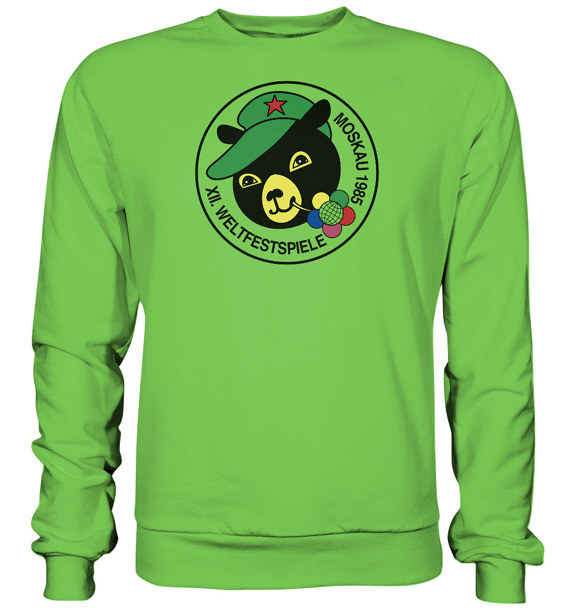 DDR Ostalgie Pullover Unisex • WELTFESTSPIELE, MOSKAU 1985