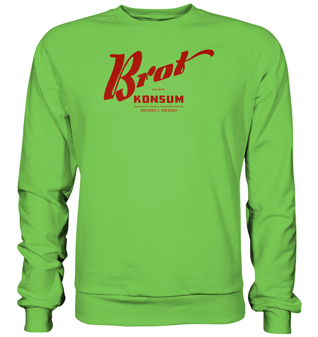 PULLOVER UNISEX • BROT AUS DEM KONSUM, PRODUKTION DRESDEN
