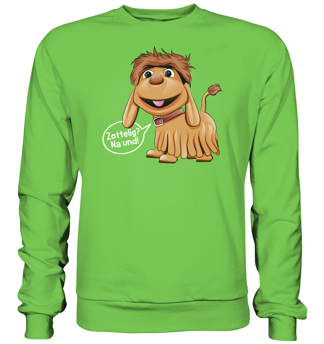 DDR Ostalgie Pullover Unisex • UNSER SANDMÄNNCHEN - MOPPI - ZOTTELIG? NA UND!