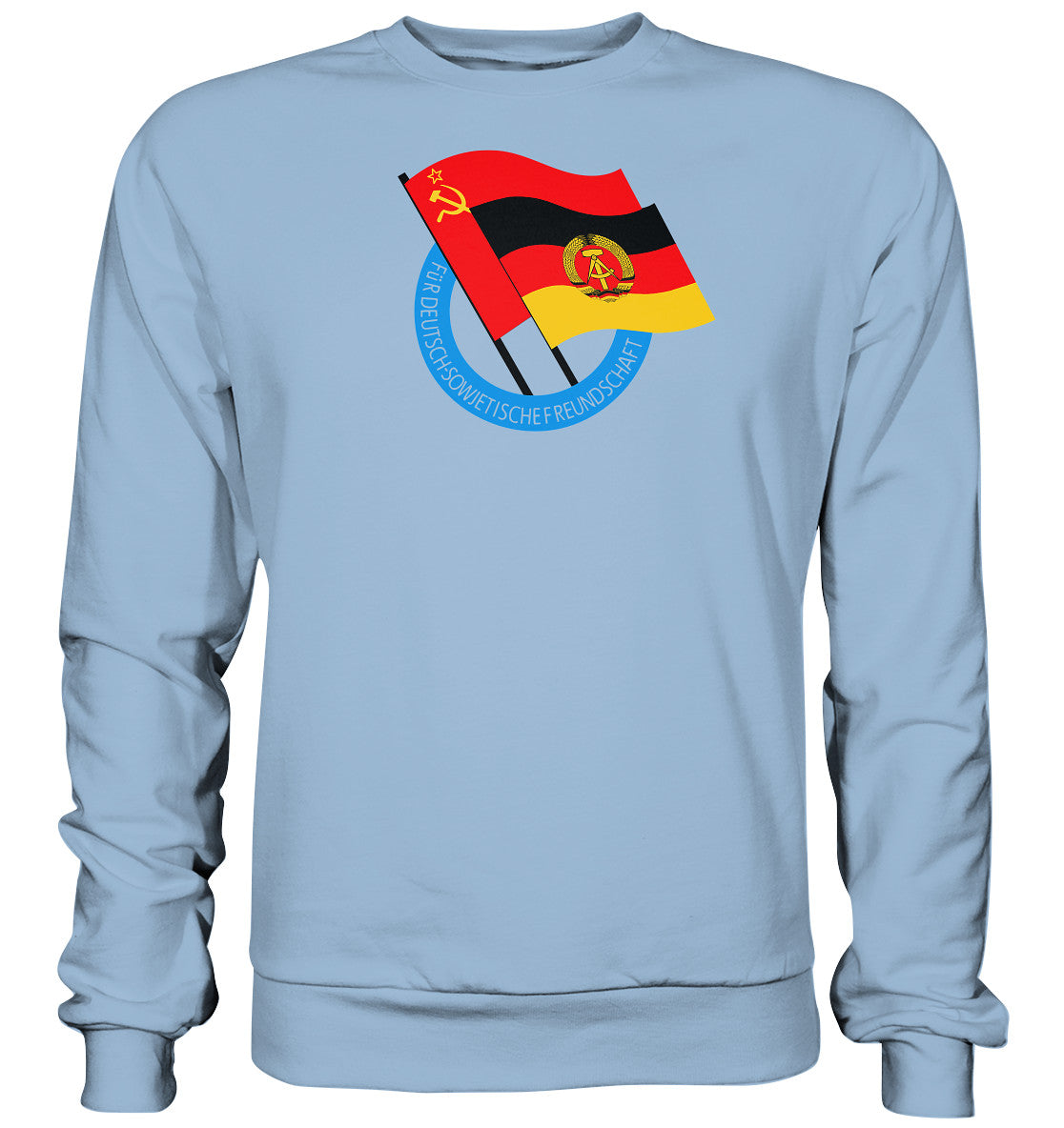 DDR Ostalgie Pullover Unisex • DEUTSCH SOWJETISCHE FREUNDSCHAFT