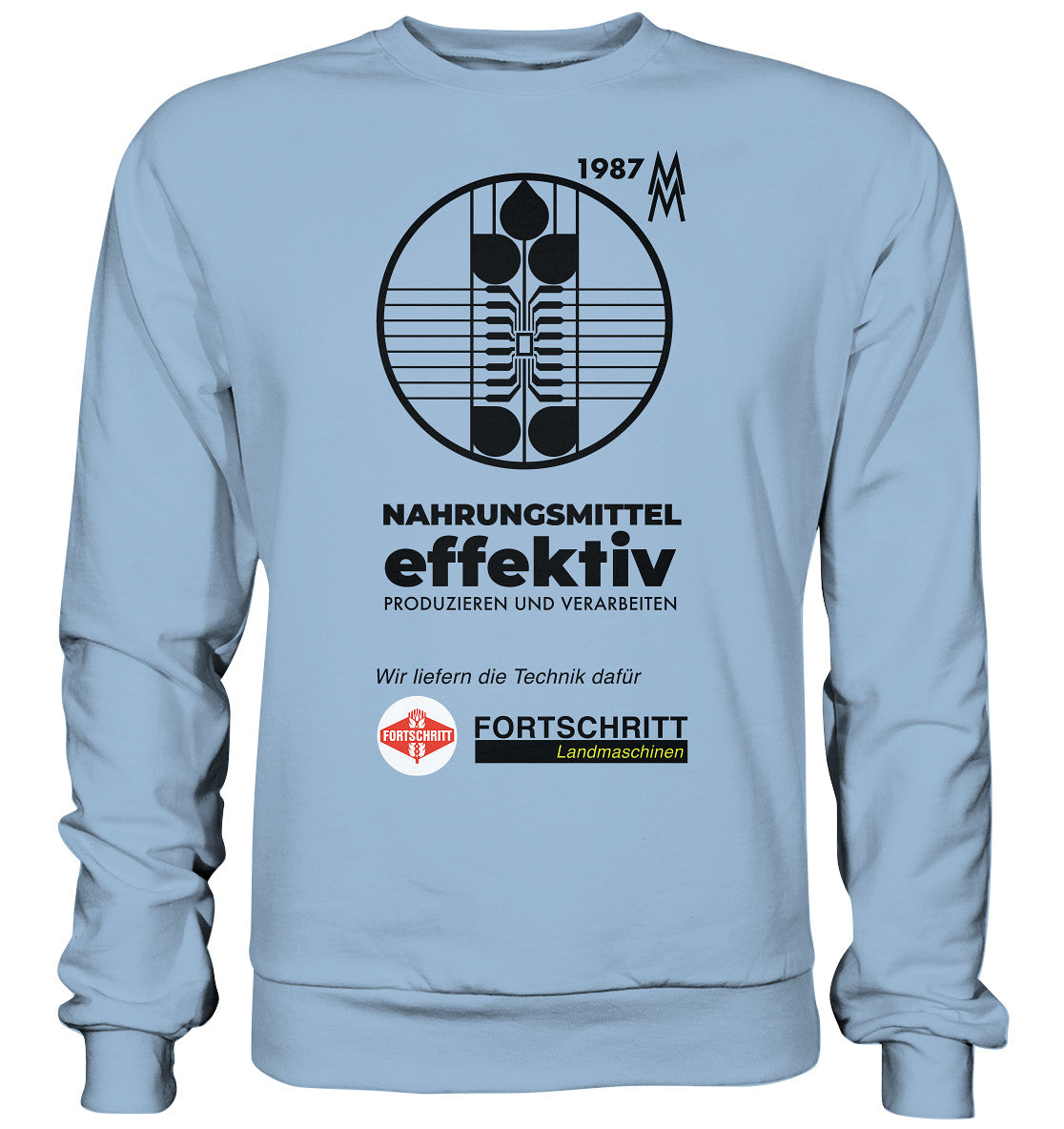 DDR Ostalgie Pullover Unisex • FORTSCHRITT LANDMASCHINEN - MESSE LEIPZIG 1987