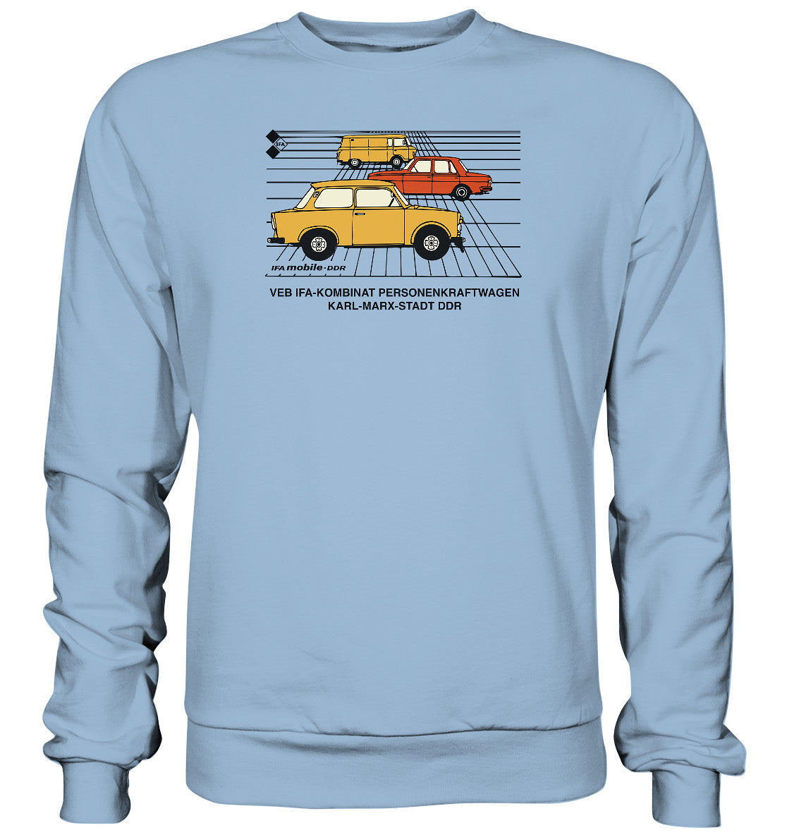 DDR Ostalgie Pullover Unisex • IFA MOBILE DDR - ORIGINALWERBUNG