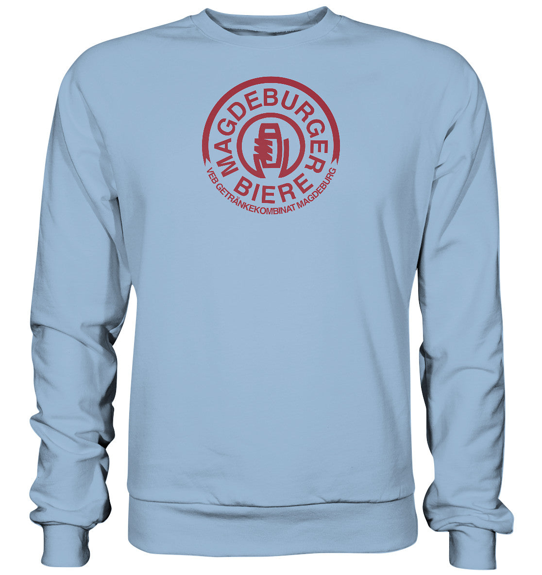 DDR Ostalgie Pullover Unisex • VEB GETRÄNKEKOMBINAT MAGEDEBURG - BIERE