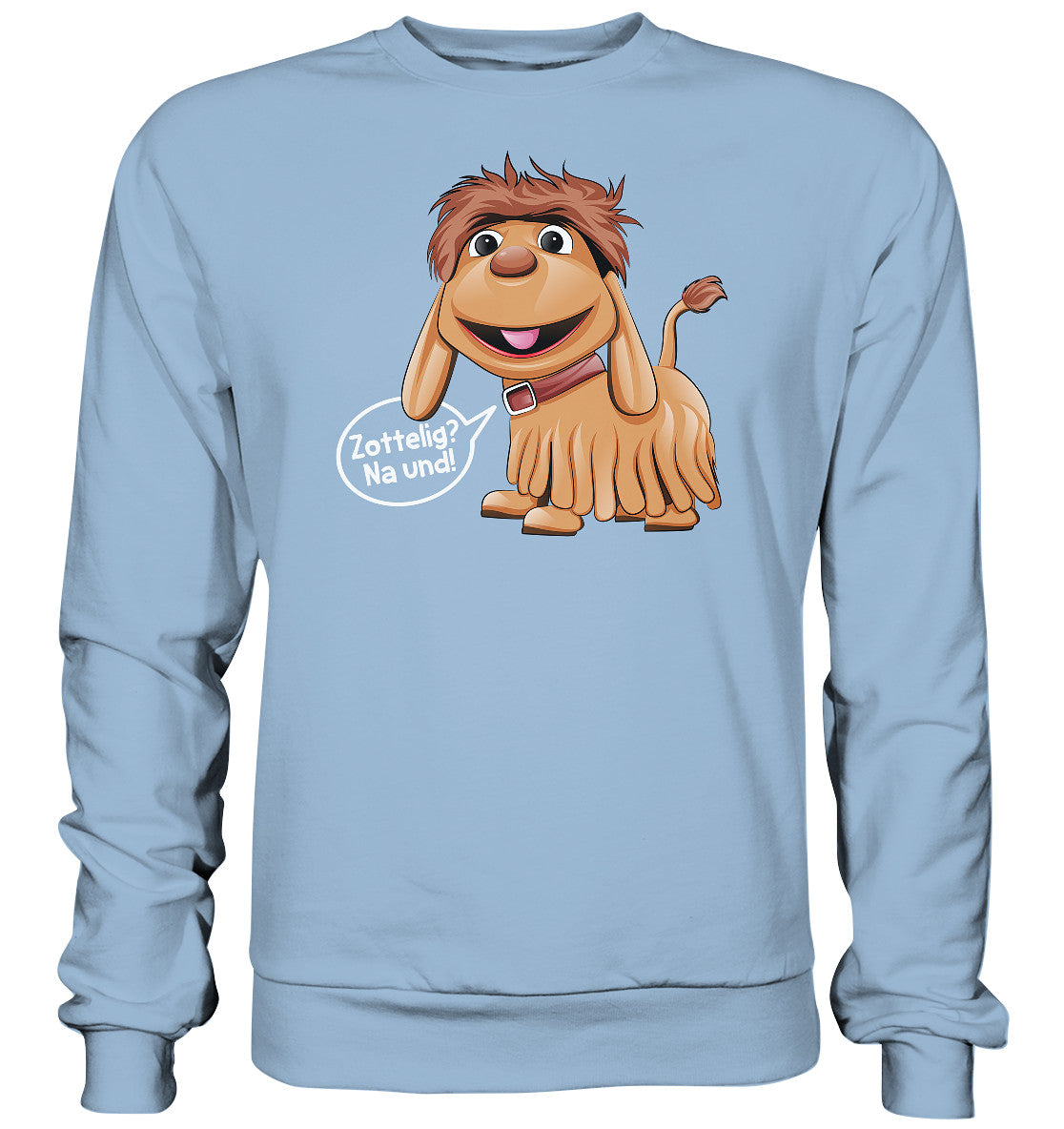 DDR Ostalgie Pullover Unisex • UNSER SANDMÄNNCHEN - MOPPI - ZOTTELIG? NA UND!