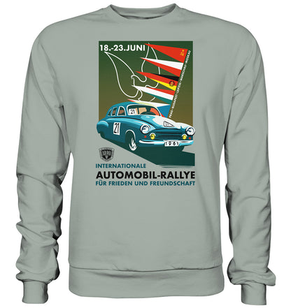PULLOVER UNISEX • INTERNATIONALE RALLYE WARTBURG 1961 (ORIGINAL-PLAKAT)