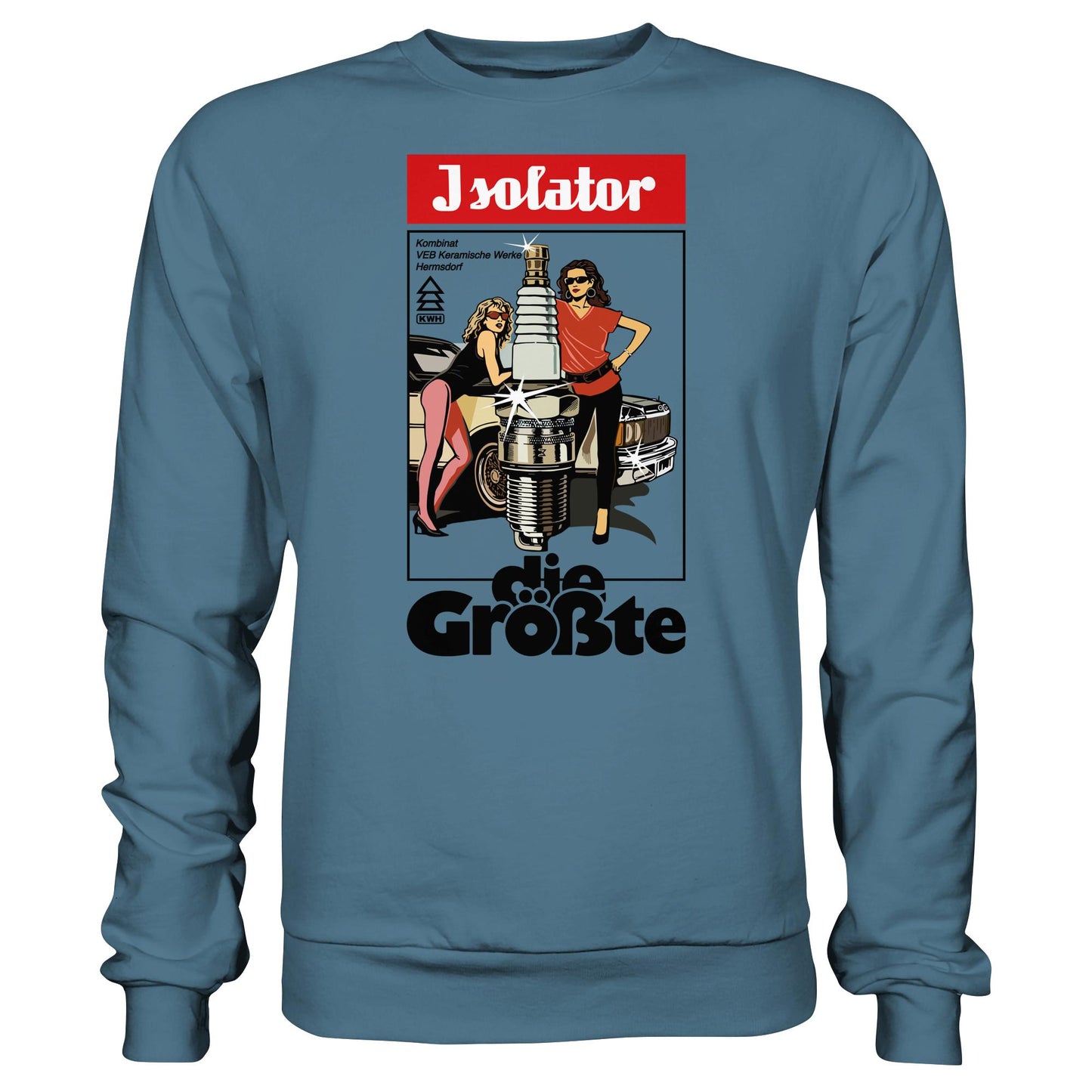 DDR Ostalgie Pullover Unisex • ISOLATOR - DIE GRÖSSTE (ORIGINAL POSTER)
