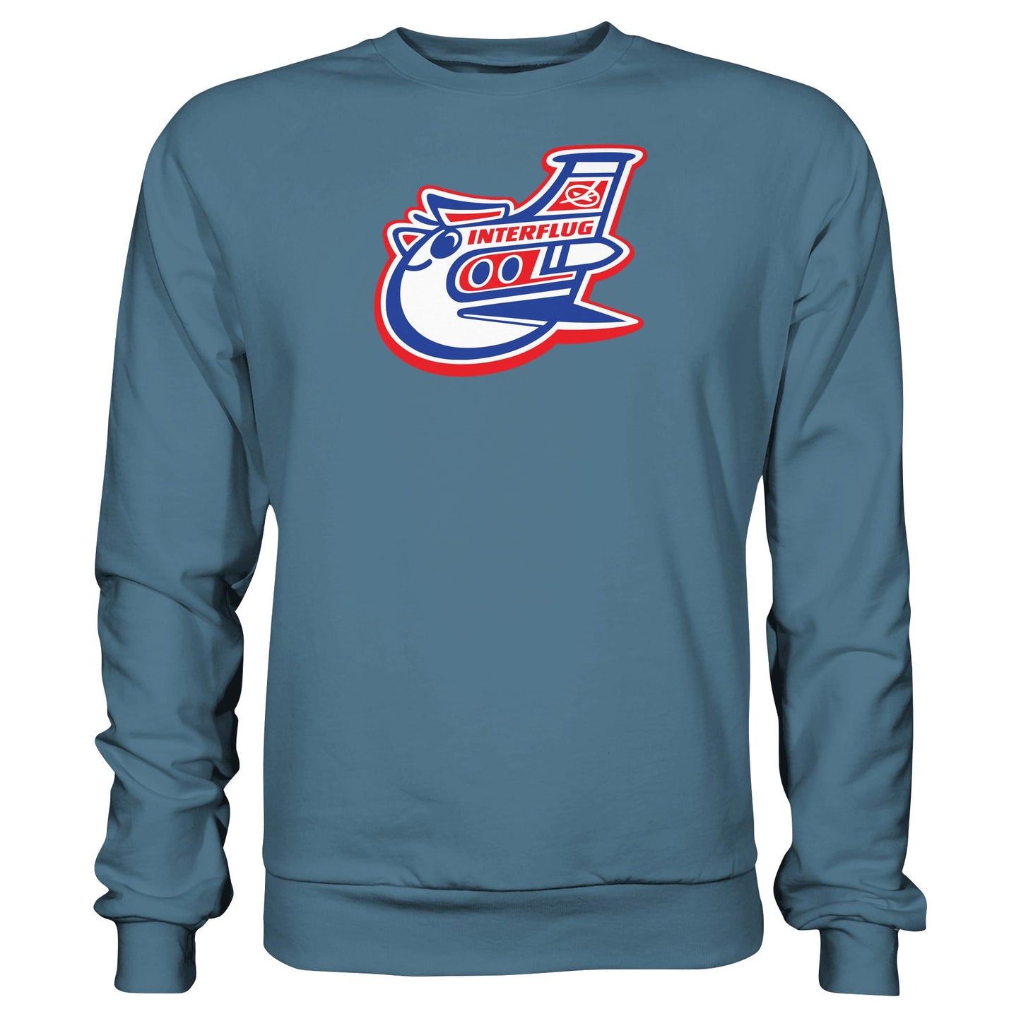 DDR Ostalgie Pullover Unisex • INTERFLUG (ORIGINAL PIN)