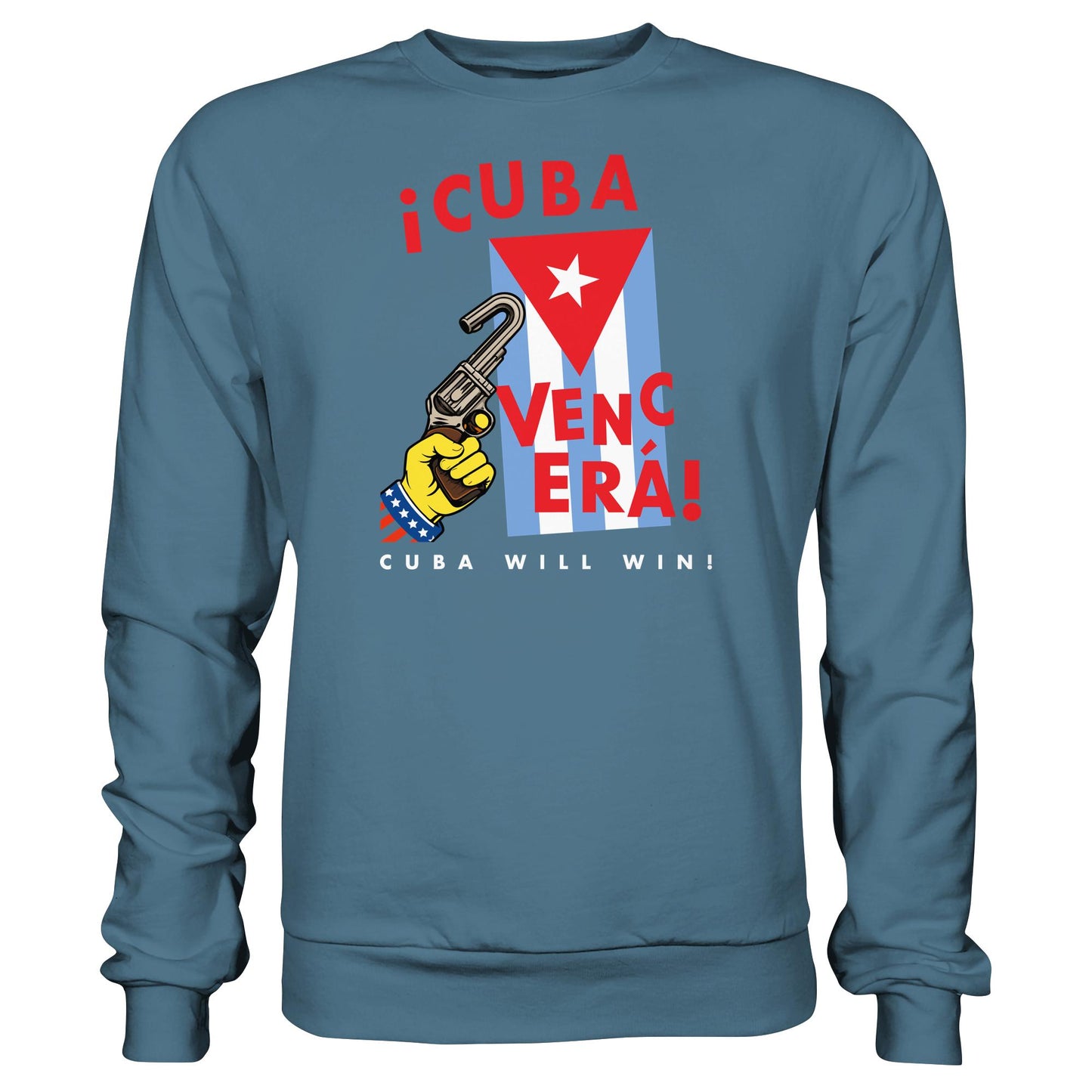 DDR Ostalgie Pullover Unisex • VENCERÁ! CUBA WILL WIN! (ORIGINAL POSTER KUBA)