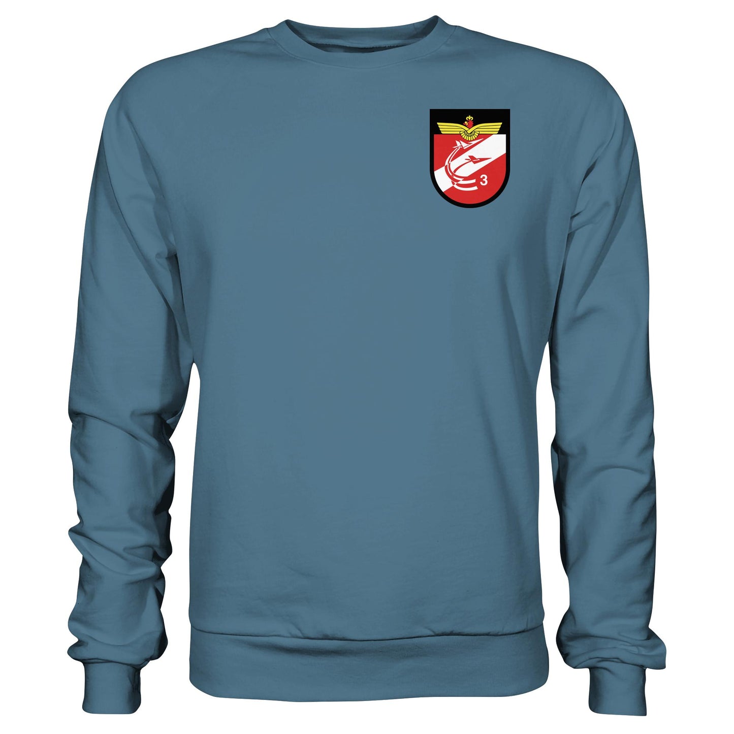 DDR Ostalgie Pullover Unisex • NVA EMBLEM - JAGDGESCHWADER 3
