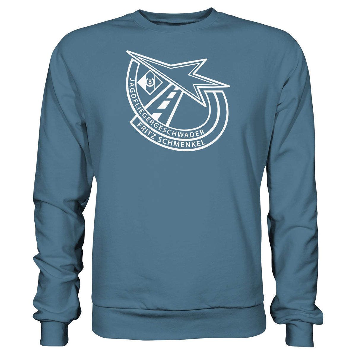 DDR Ostalgie Pullover Unisex • NVA EMBLEM - GESCHWADER FRITZ SCHMENKEL