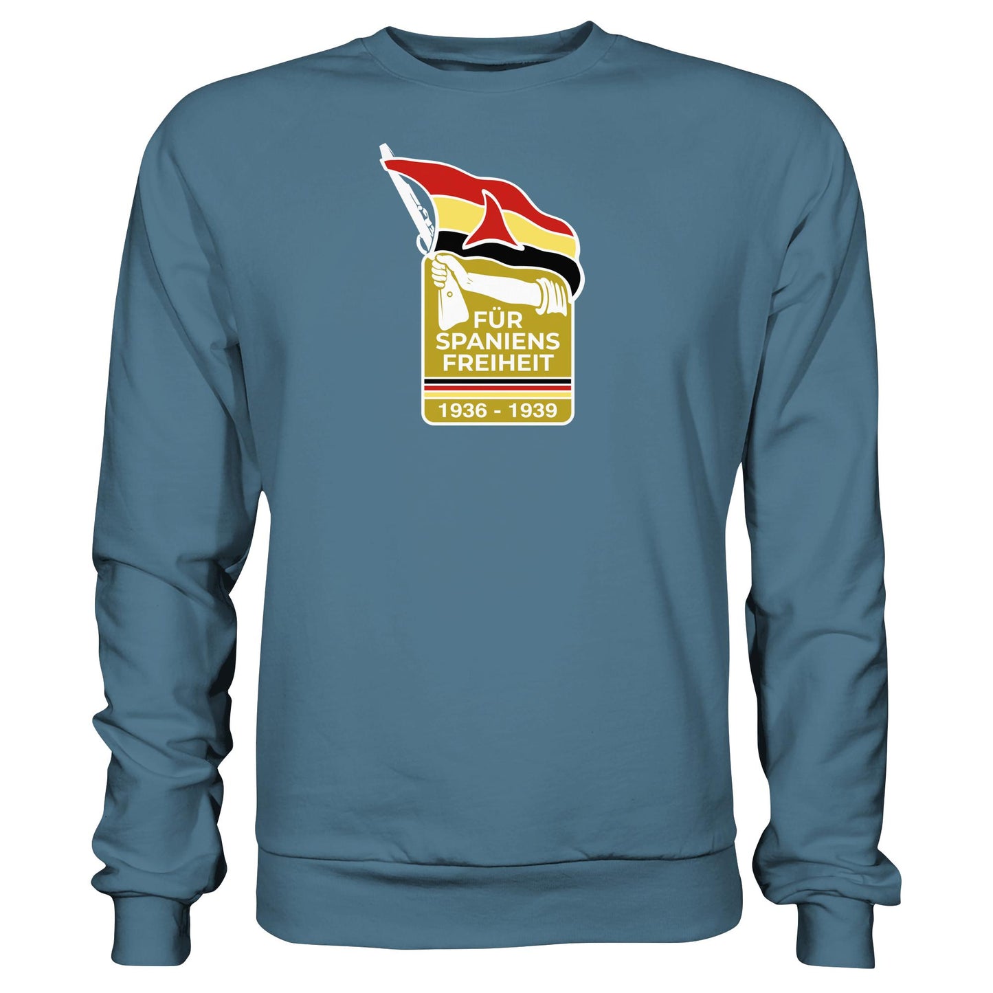 DDR Ostalgie Pullover Unisex • FÜR SPANIENS FREIHEIT - ABZEICHEN SPANIENKÄMPFER