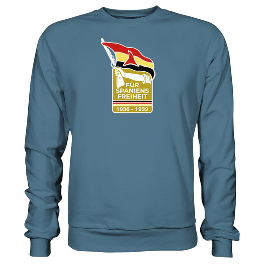 DDR Ostalgie Pullover Unisex • FÜR SPANIENS FREIHEIT - ABZEICHEN SPANIENKÄMPFER