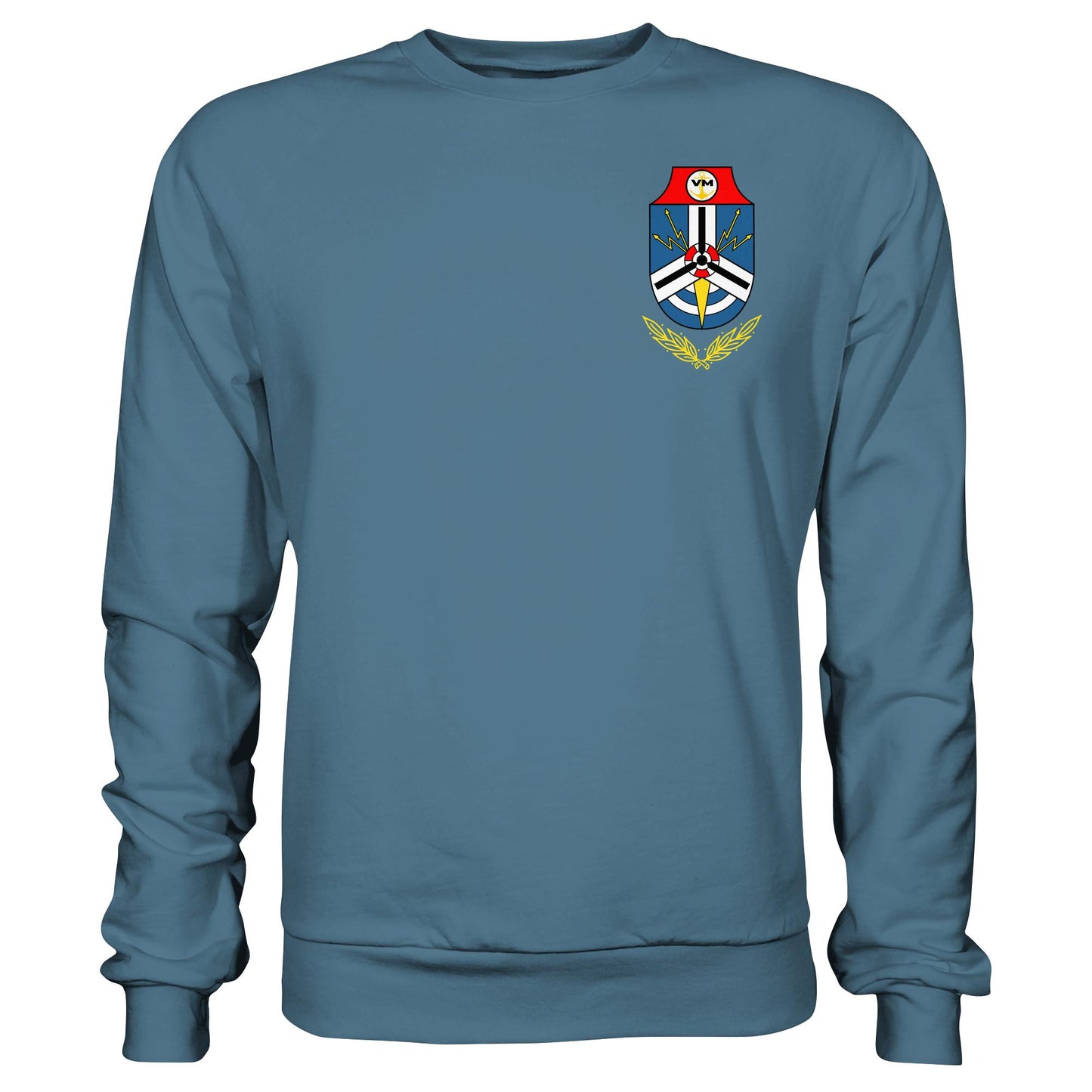DDR Ostalgie Pullover Unisex • NVA EMBLEM - MARINEGESCHWADER 18 - KURT BARTHEL