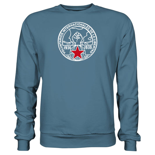 DDR Ostalgie Pullover Unisex • INTERNATIONALE BRIGADEN SPANIEN 1936 - dunkel