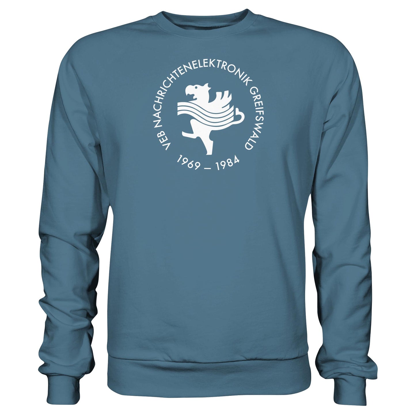 DDR Ostalgie Pullover Unisex • VEB NACHRICHTENELEKTRONIK GREIFSWALD