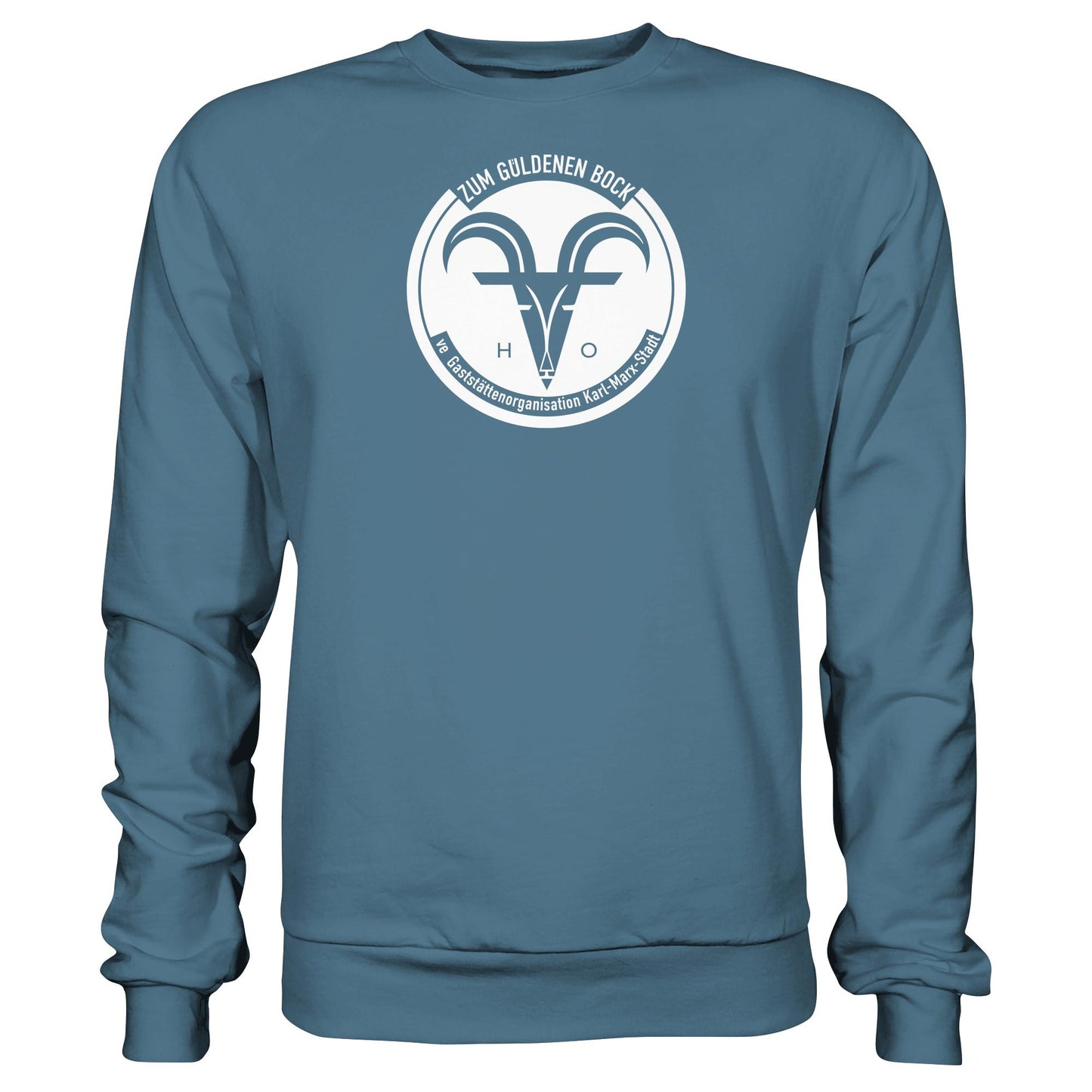DDR Ostalgie Pullover Unisex • ZUM GÜLDENEN BOCK - VE GASTSTÄTTEN KARL-MARX-STADT