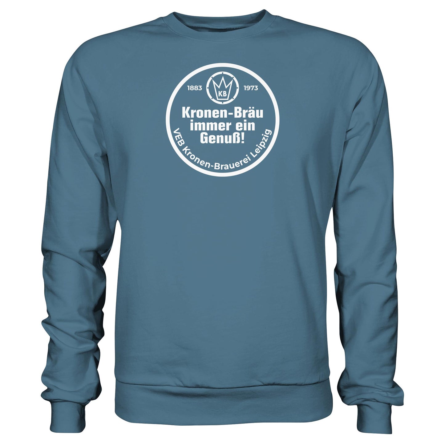 DDR Ostalgie Pullover Unisex • VEB KRONEN-BRAUEREI BIER LEIPZIG