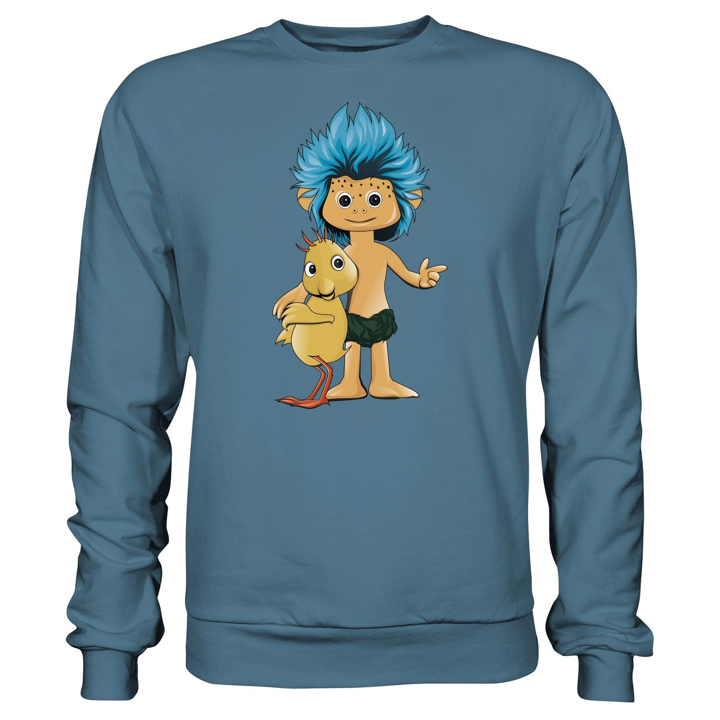 DDR Ostalgie Pullover Unisex • UNSER SANDMÄNNCHEN - PLUMPS & KÜKEN