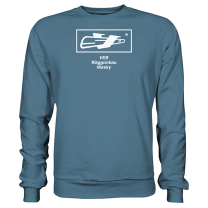 DDR Ostalgie Pullover Unisex • VEB WAGGONBAU NIESKY