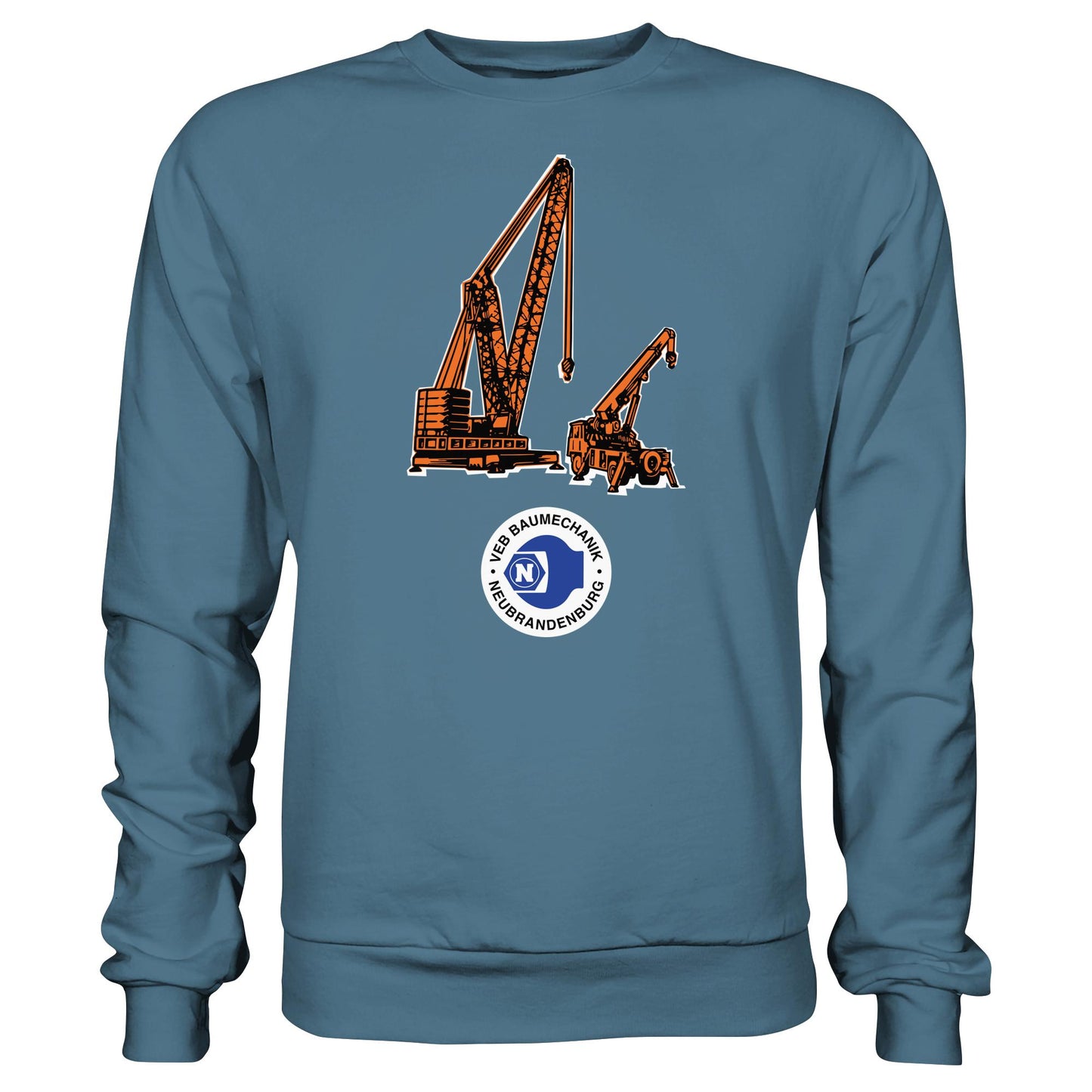 DDR Ostalgie Pullover Unisex • VEB BAUMECHANIK NEUBRANDENBURG