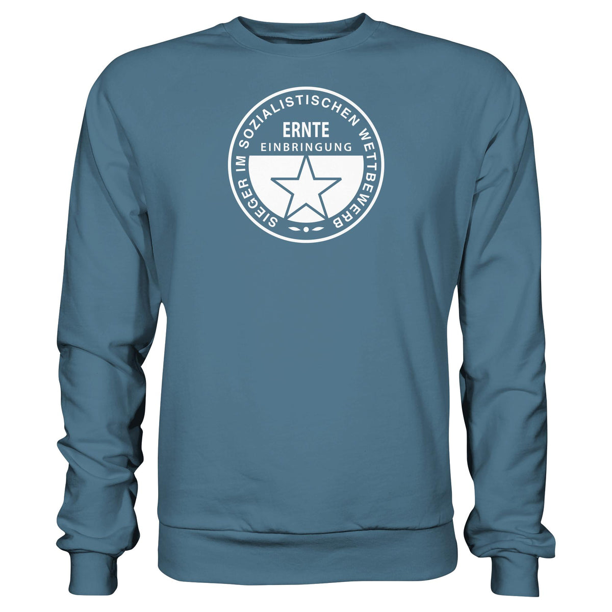DDR Ostalgie Pullover Unisex • ERNTE-EINBRINGUNG - SIEGER (ORIGINAL-MEDAILLE)