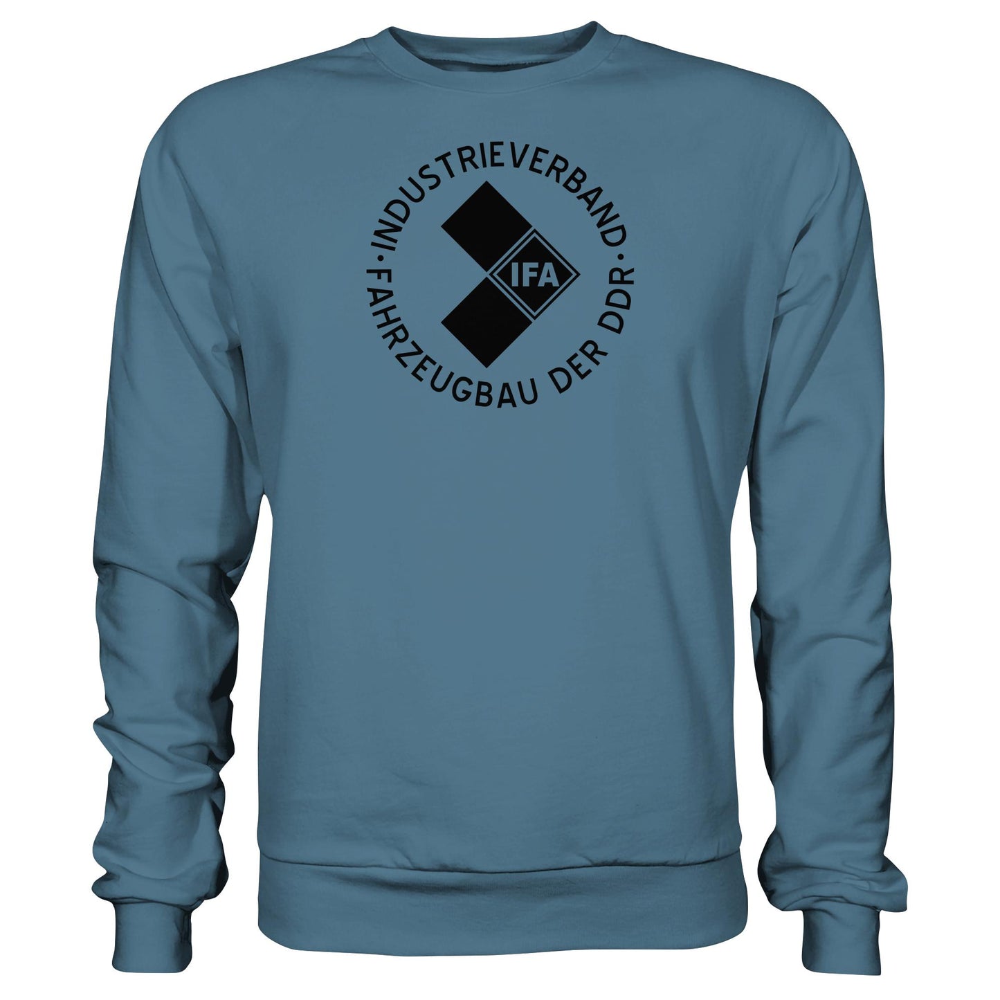 DDR Ostalgie Pullover Unisex • IFA INDUSTRIEVERBAND FAHRZEUGBAU ( LOGO 1970er) - hell
