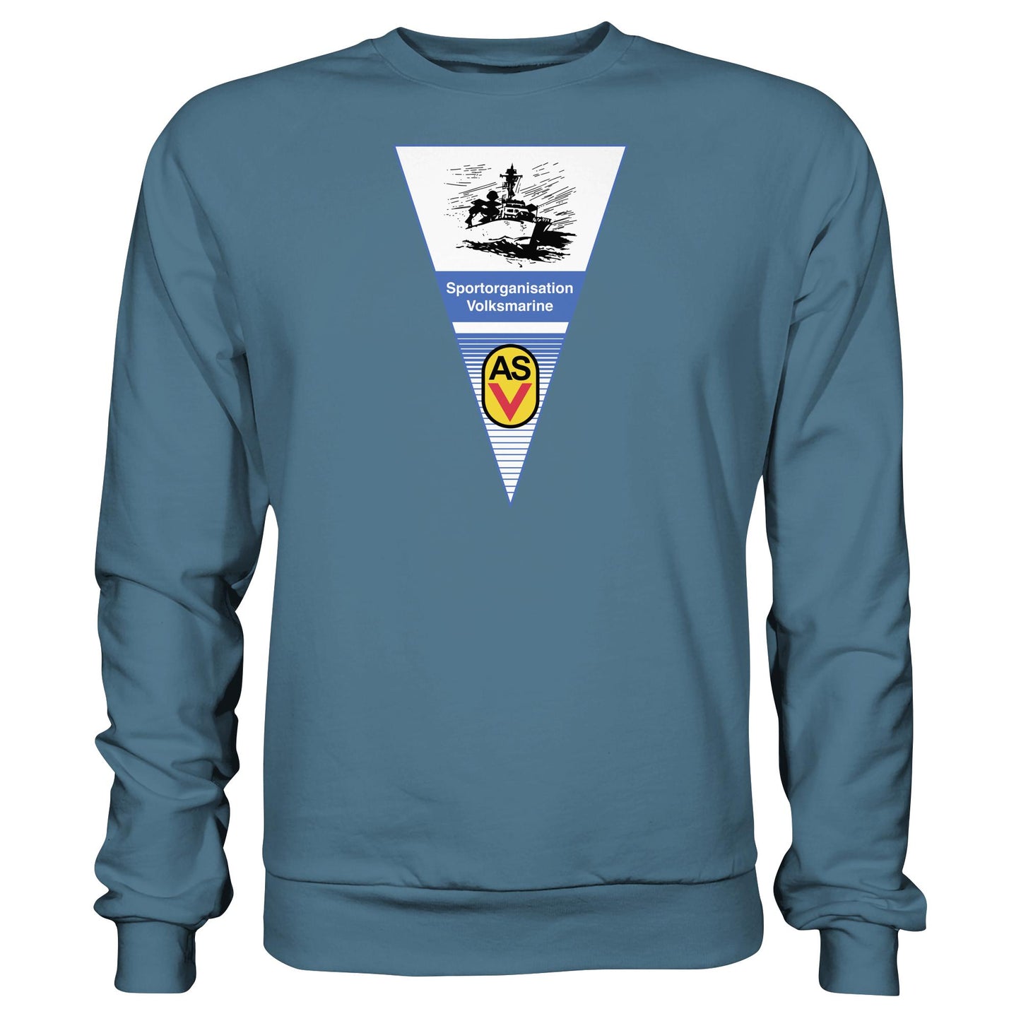 DDR Ostalgie Pullover Unisex • ASV SPORTORGANISATION VOLKSMARINE
