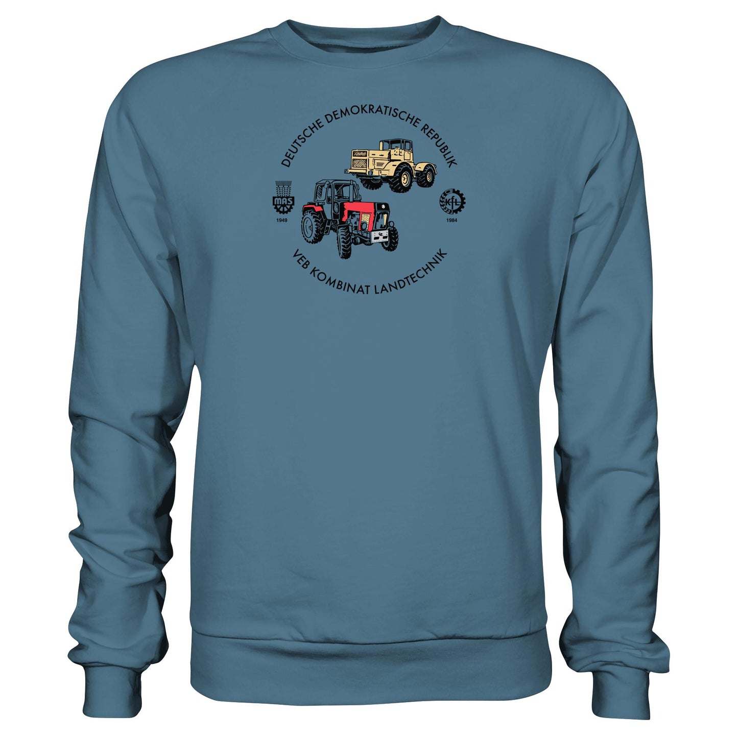 DDR Ostalgie Pullover Unisex • VEB KOMBINAT LANDTECHNIK (ORIGINAL GEDÄCHTNISTELLER)