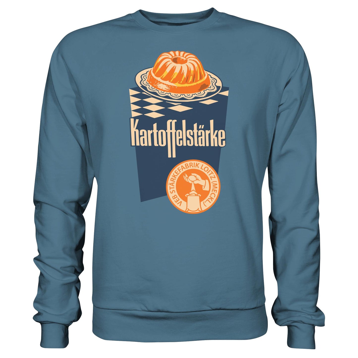 DDR Ostalgie Pullover Unisex • VEB KARTOFFELSTÄRKE - VEB STÄRKEFABRIK LOITZ