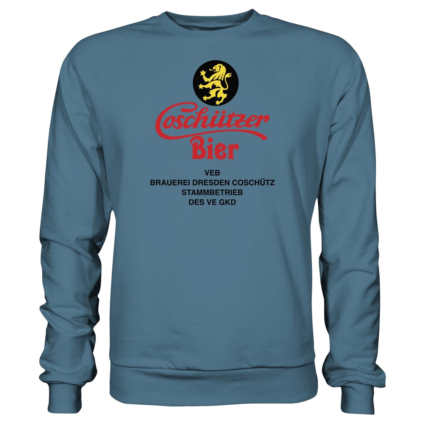 DDR Ostalgie Pullover Unisex • COSCHÜTZER BIER - VEB BRAUER DRESDEN