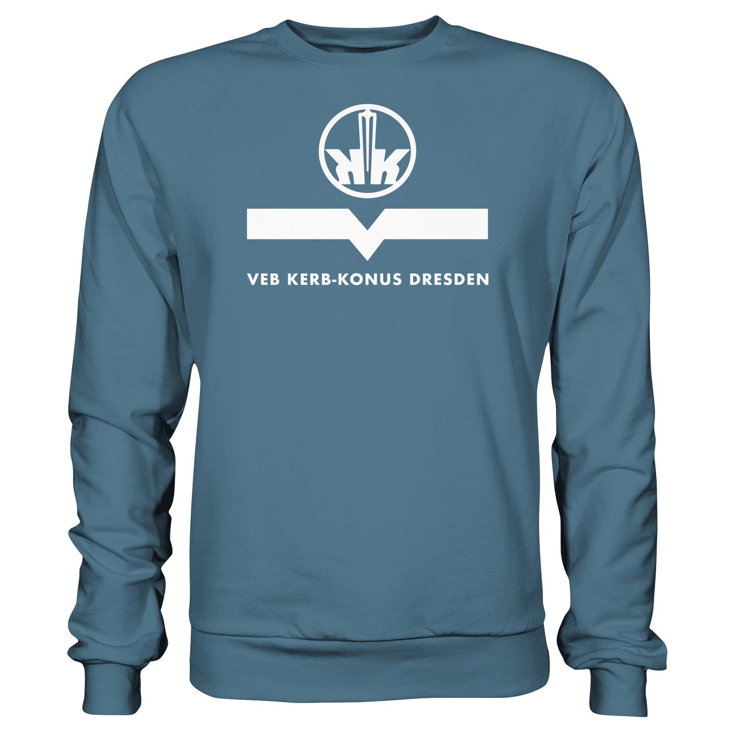 DDR Ostalgie Pullover Unisex • VEB KERB-KONUS DRESDEN