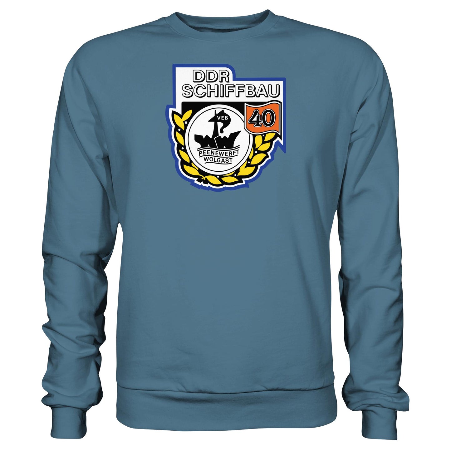 DDR Ostalgie Pullover Unisex • VEB PEENEWERFT WOLGAST, DDR SCHIFFBAU