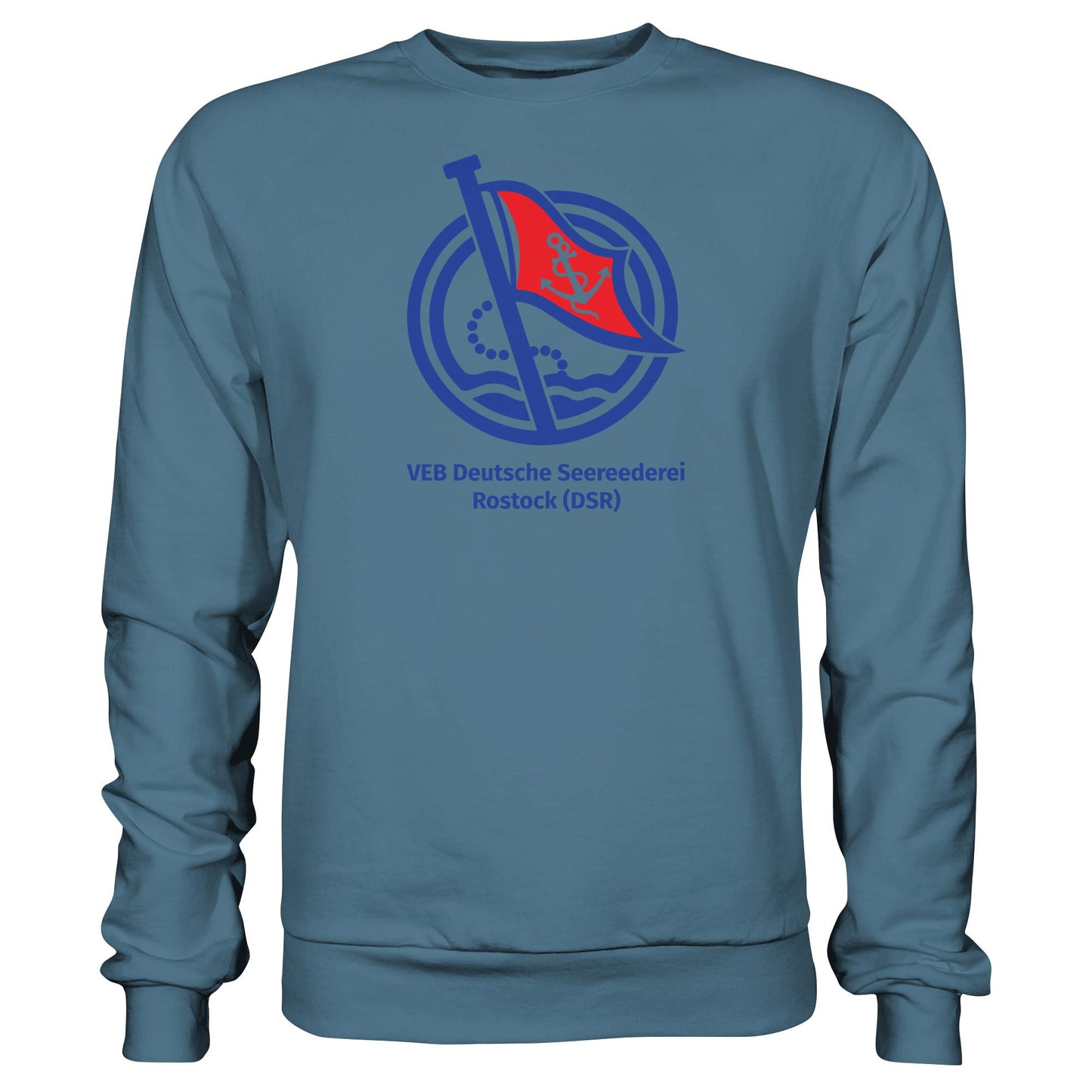 DDR Ostalgie Pullover Unisex • VEB DEUTSCHE SEEREEDEREI ROSTOCK (DSR)
