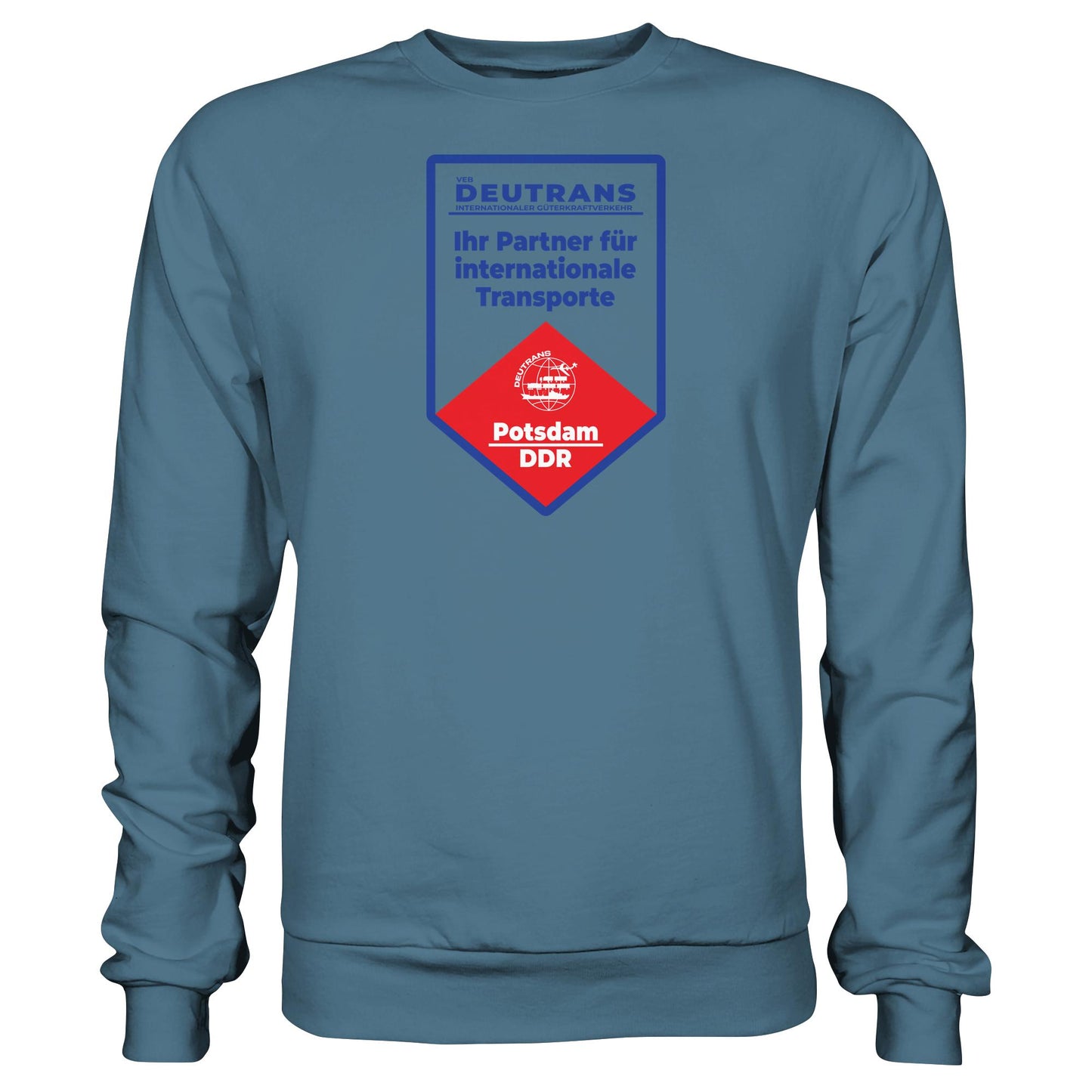 DDR Ostalgie Pullover Unisex • VEB DEUTRANS - POTSDAM