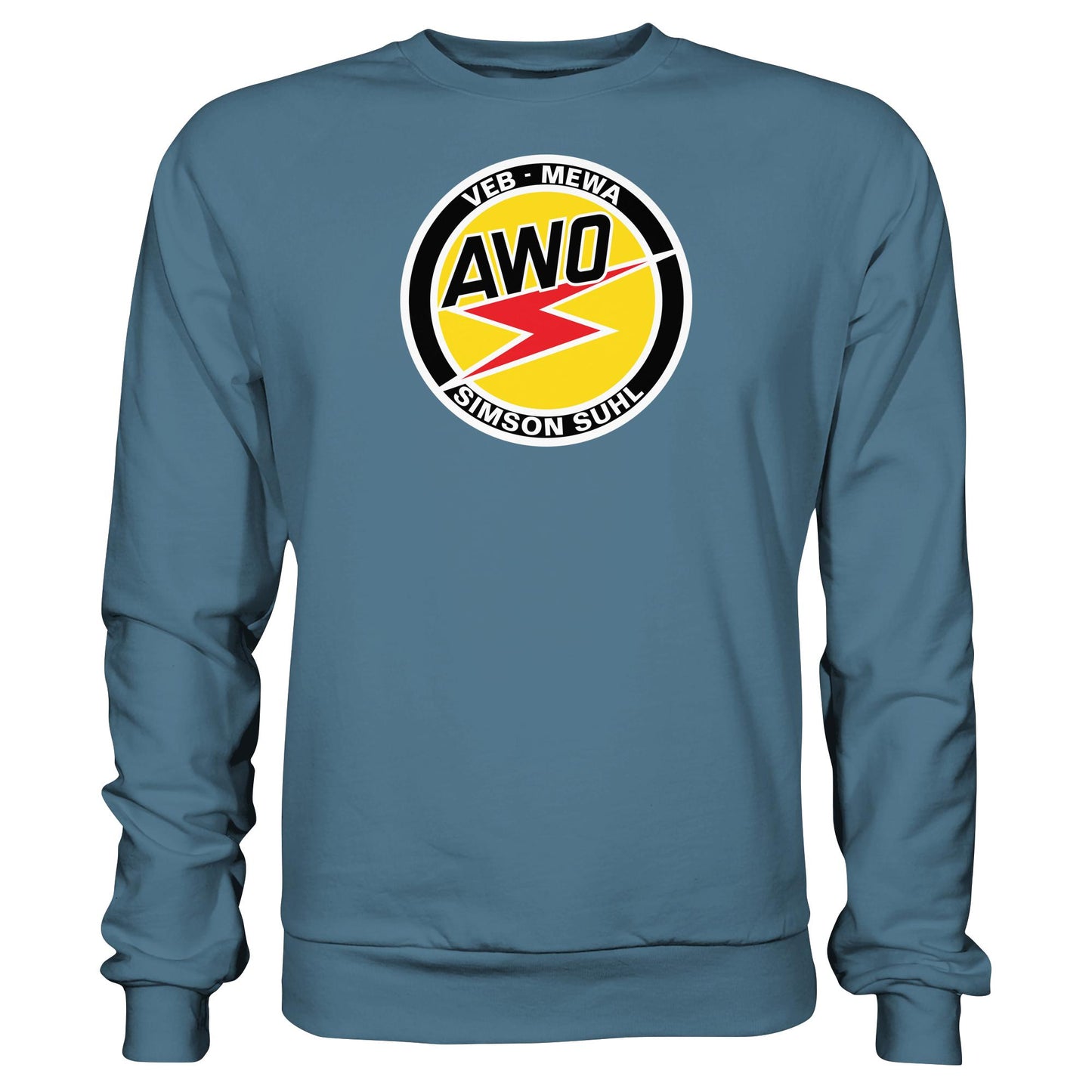 DDR Ostalgie Pullover Unisex • VEB MEWA - AWO, SIMSON SUHL