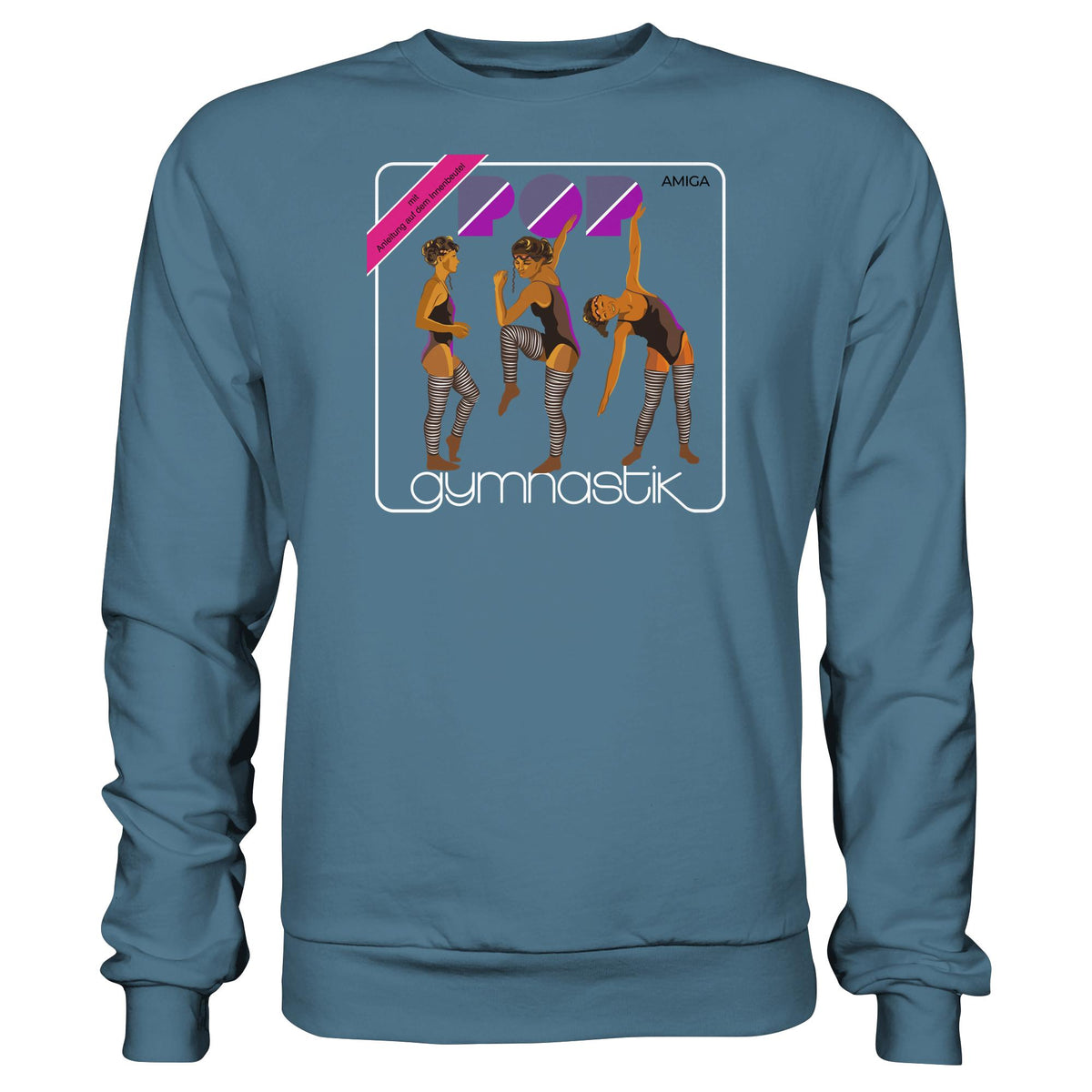 DDR Ostalgie Pullover Unisex • AMIGA POP-GYMNASTIK (ORIGINAL PLATTENCOVER)
