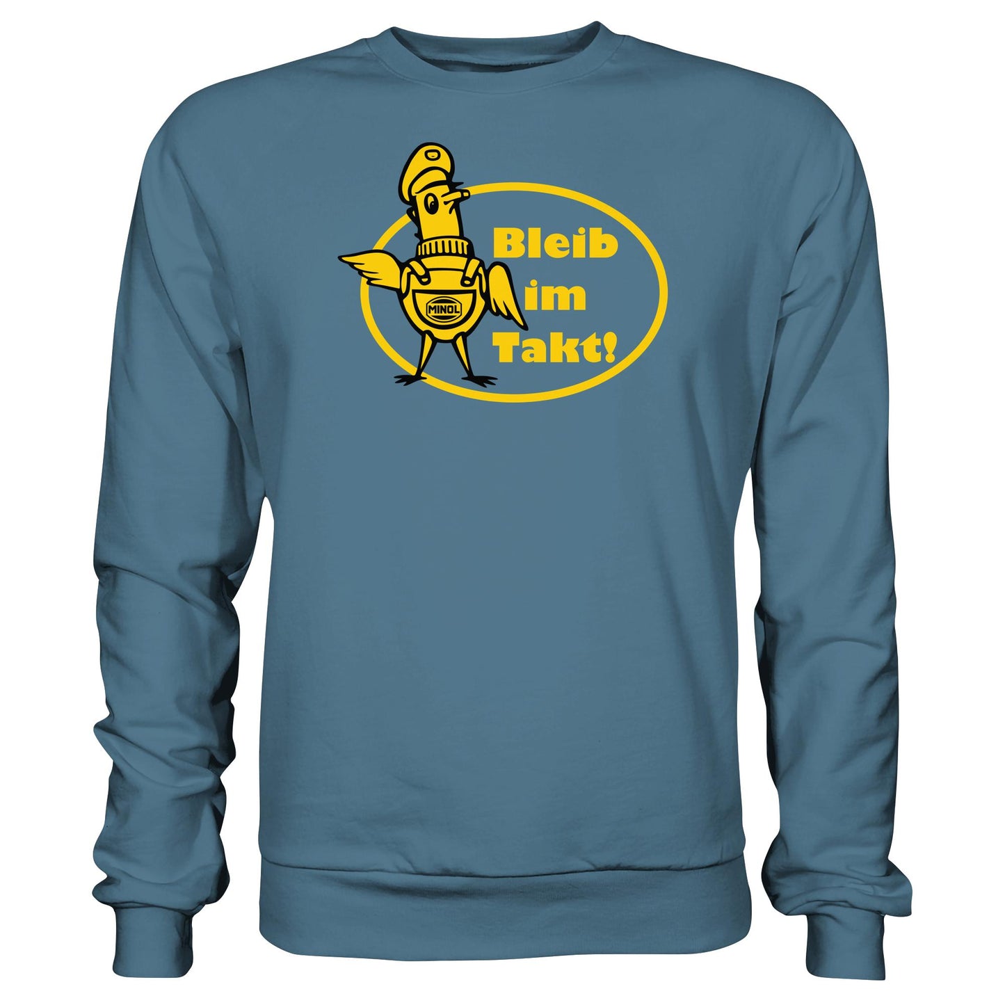 DDR Ostalgie Pullover Unisex • MINOL - BLEIB IM TAKT
