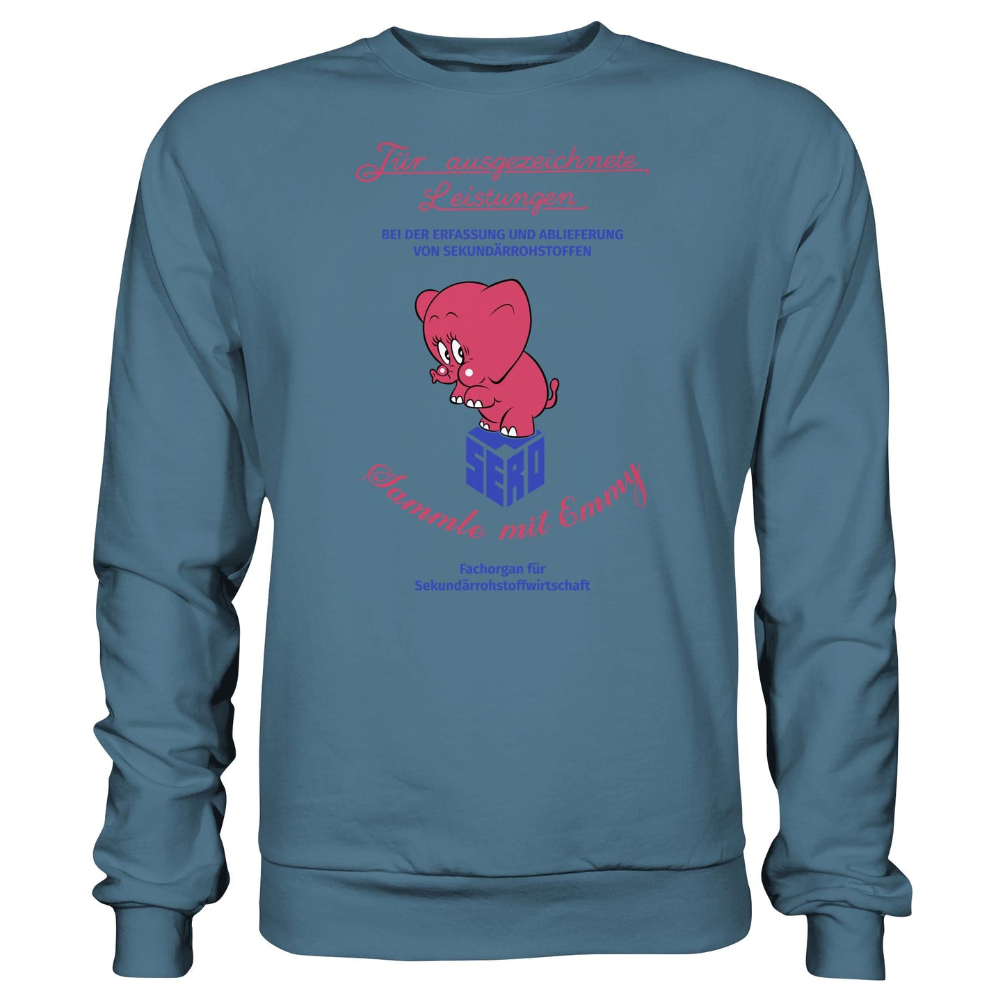 DDR Ostalgie Pullover Unisex • FÜR AUSGEZEICHNETE LEISTUNGEN - SERO EMMY (ORIGINAL-WIMPEL)