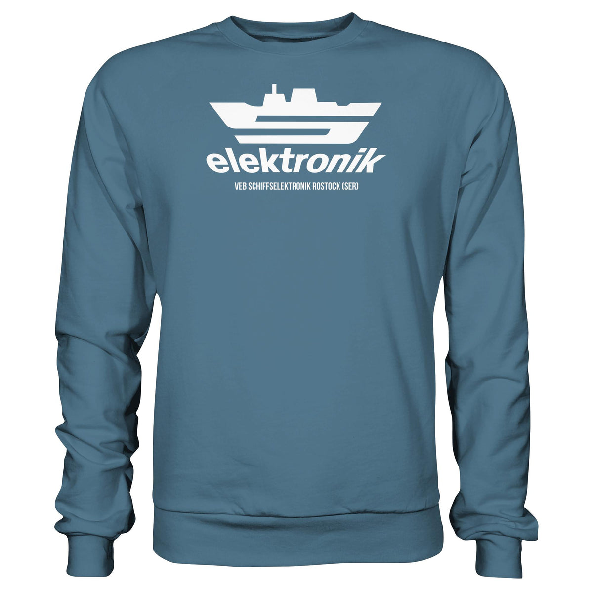 DDR Ostalgie Pullover Unisex • VEB SCHIFFSELEKTRONIK ROSTOCK