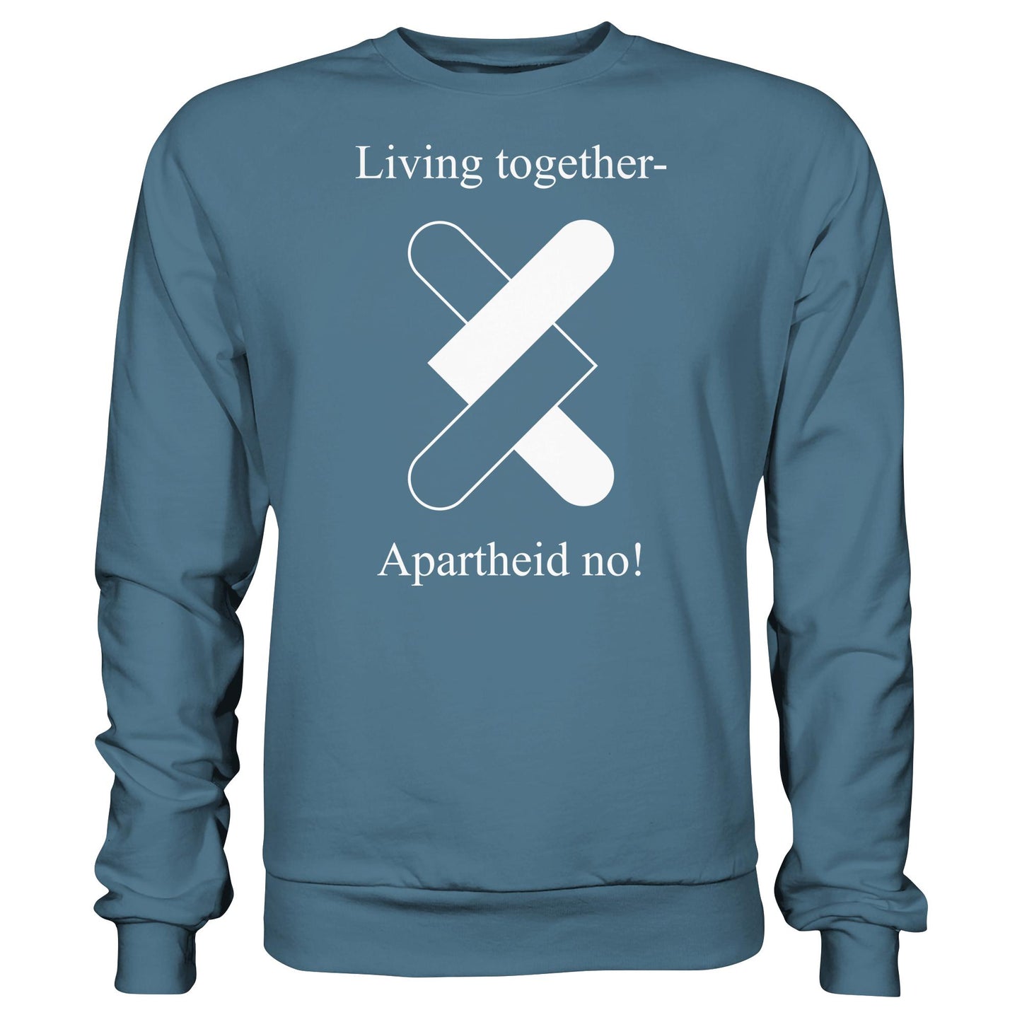 DDR Ostalgie Pullover Unisex • APARTHEID NO! (ORIGINAL POSTER)