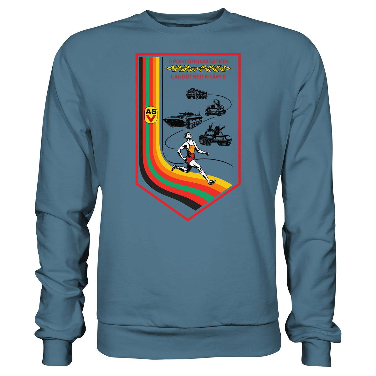 NVA ASV - SPORTORGANISATION LANDSTREITKRÄFTE | DDR Ostalgie Pullover Unisex