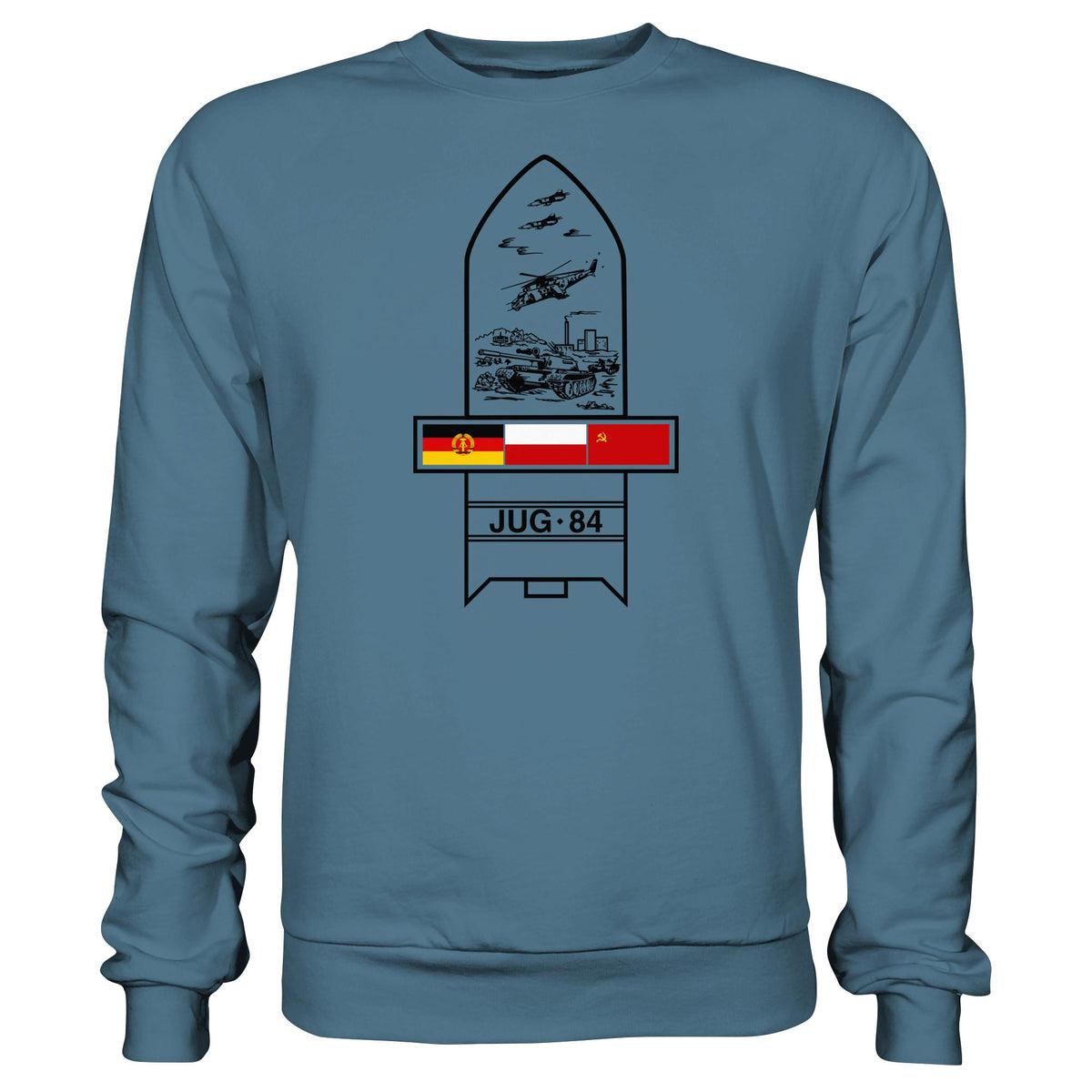 JUG-84 MANÖVER - SOWJETUNION, POLEN, DDR • DDR Ostalgie Pullover Unisex