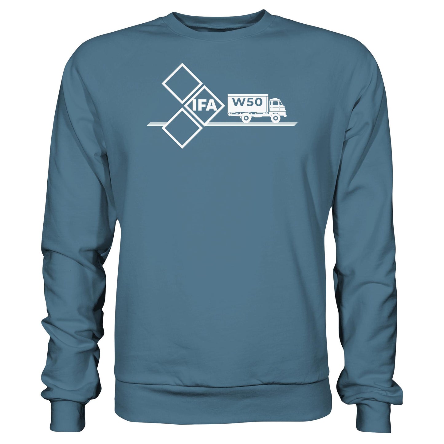 DDR Ostalgie Pullover Unisex • IFA W50 (ORIGINAL SCHILD)