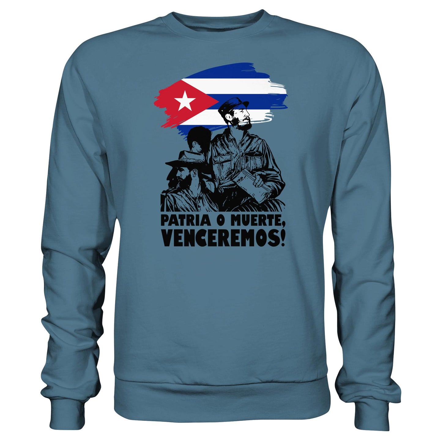 DDR Ostalgie Pullover Unisex • KUBA - PATRIA O MUERTE, VENCEREMOS! (ORIGINAL PLAKAT)