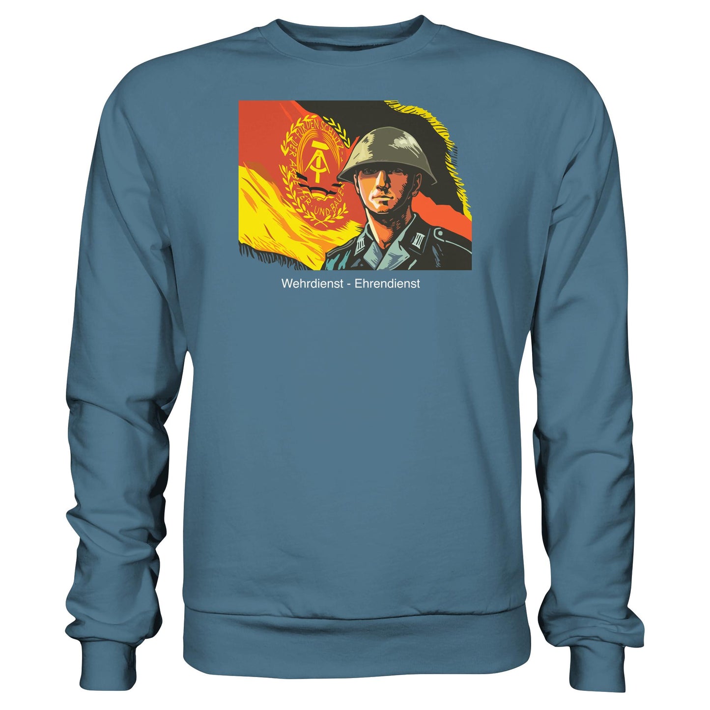 DDR Ostalgie Pullover Unisex • NVA WEHRDIENST - EHRENDIENST