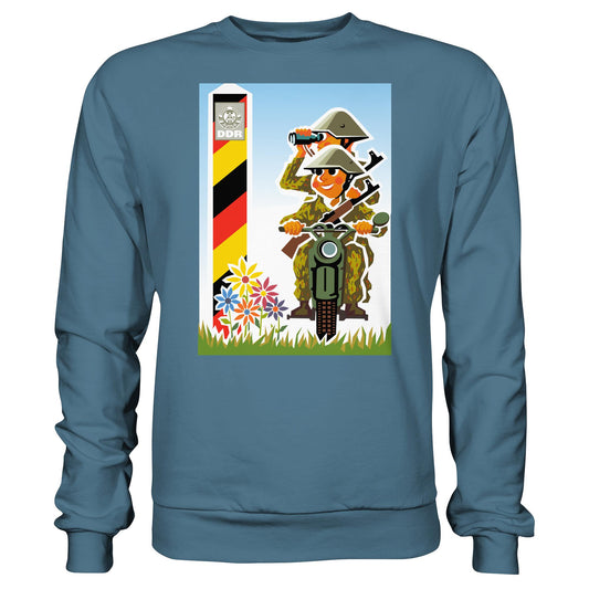 DDR Ostalgie Pullover Unisex • NVA-GRENZTRUPPEN (ORIGINAL-PLAKAT)