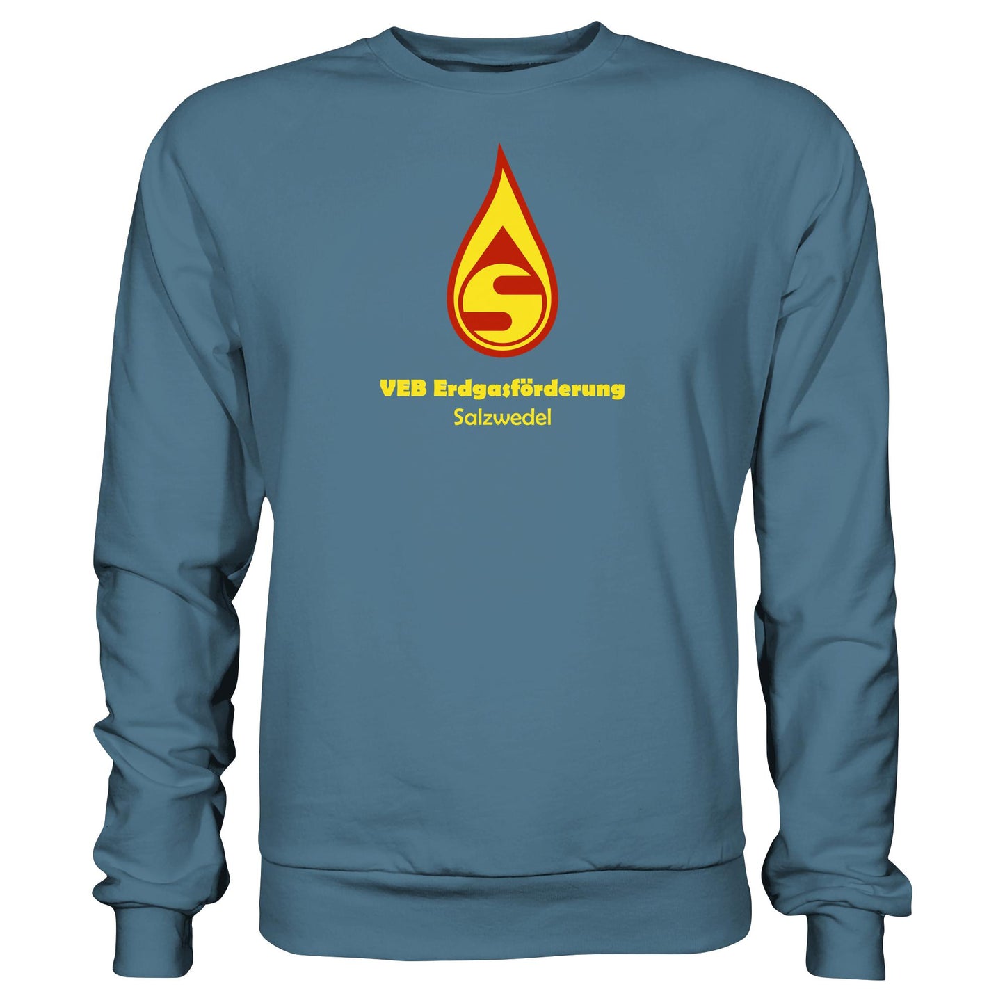 DDR Ostalgie Pullover Unisex • VEB ERDGASFÖRDERUNG SALZWEDEL